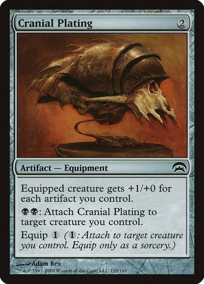 Cranial Plating 110 card from Planechase