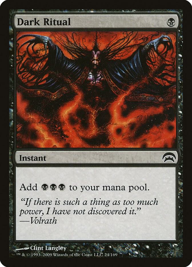 Dark Ritual 24 card from Planechase