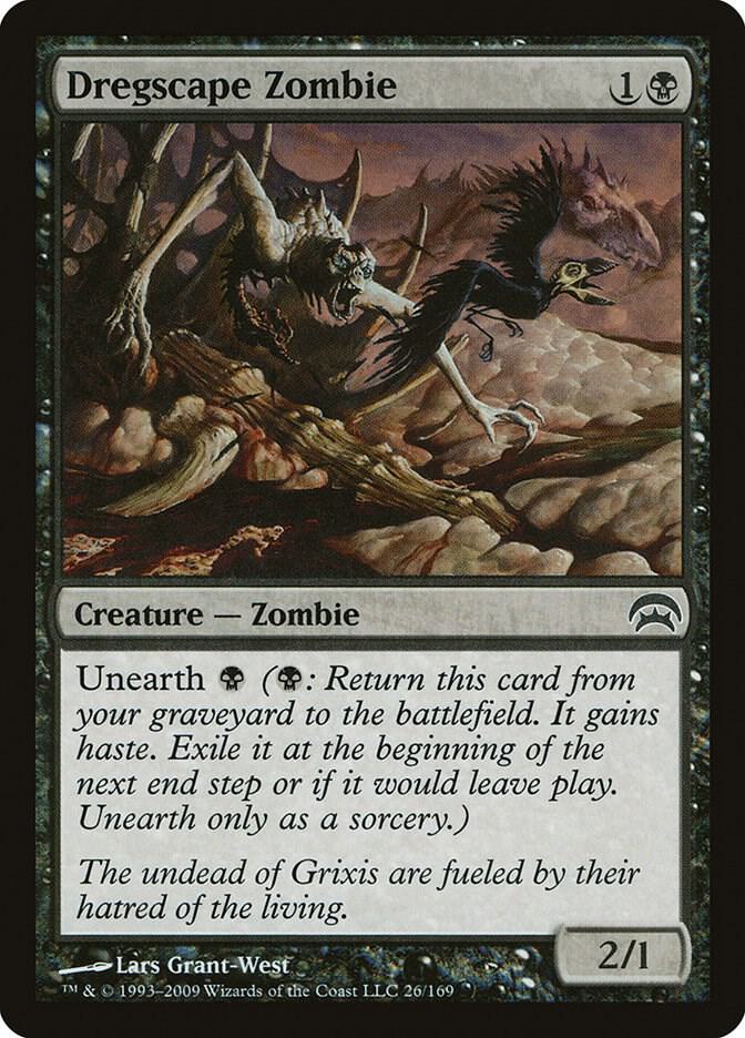 Dregscape Zombie 26 card from Planechase