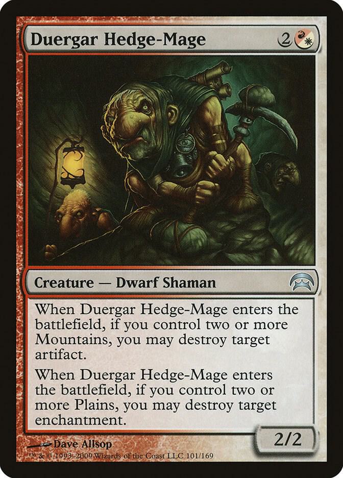 Duergar Hedge-Mage 101 card from Planechase
