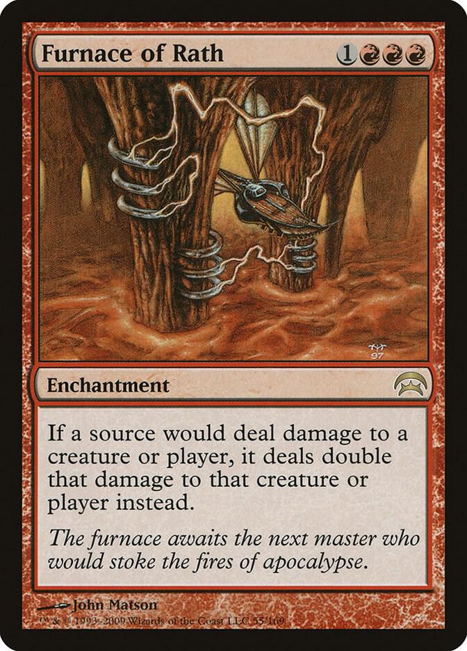 Furnace of Rath 55 card from Planechase