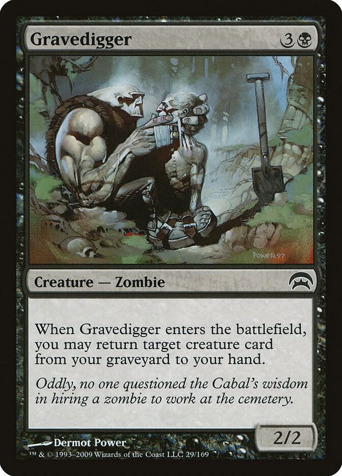Gravedigger 29 card from Planechase