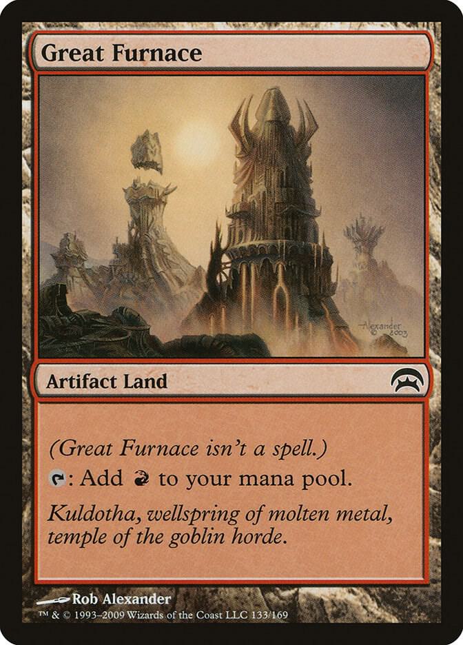 Great Furnace 133 card from Planechase