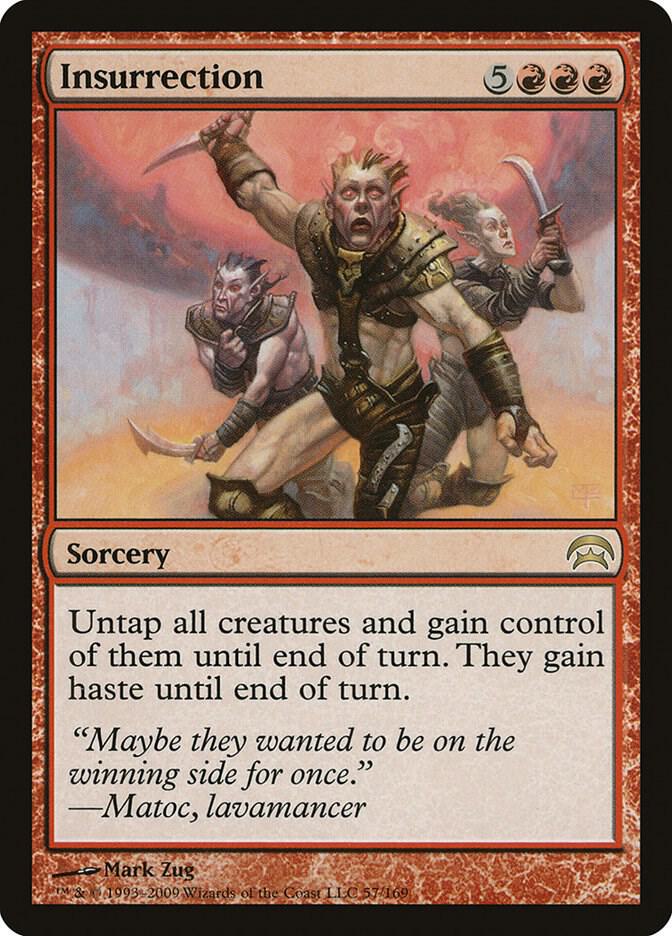 Insurrection 57 card from Planechase