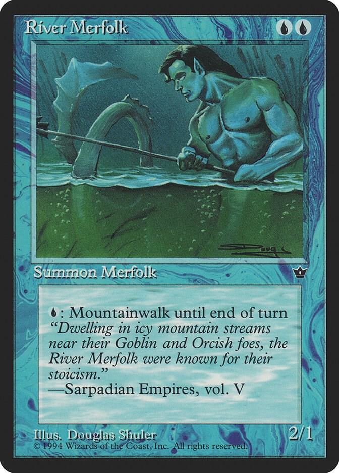 River Merfolk card from Fallen Empires