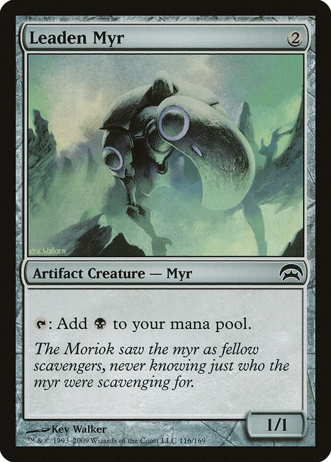 Leaden Myr 116 card from Planechase