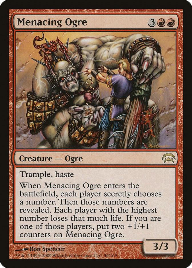 Menacing Ogre 59 card from Planechase