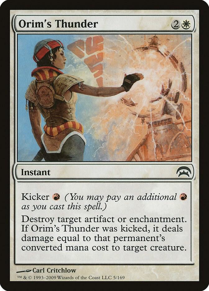 Orim's Thunder 5 card from Planechase