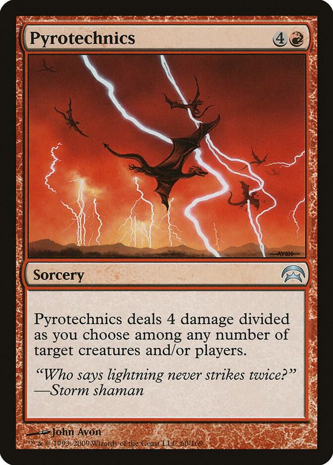 Pyrotechnics 60 card from Planechase