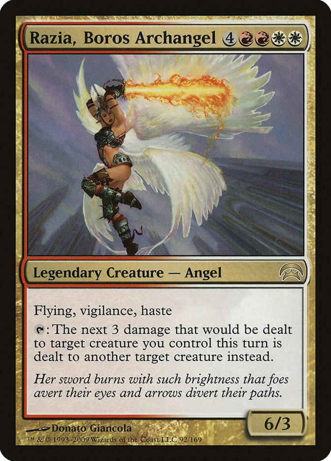 Razia, Boros Archangel 92 card from Planechase