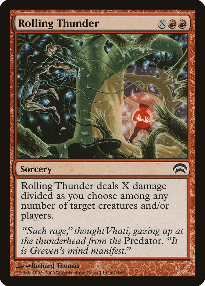 Rolling Thunder 64 card from Planechase