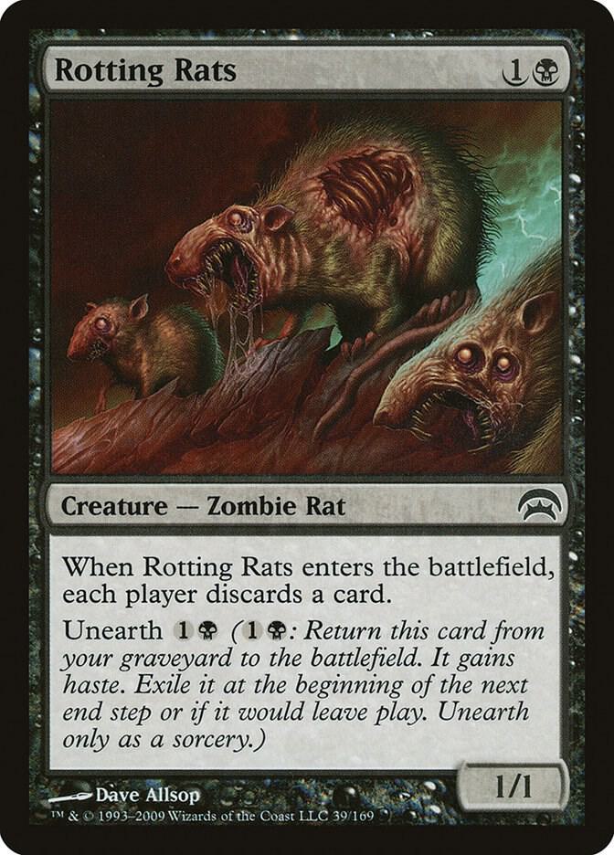 Rotting Rats 39 card from Planechase
