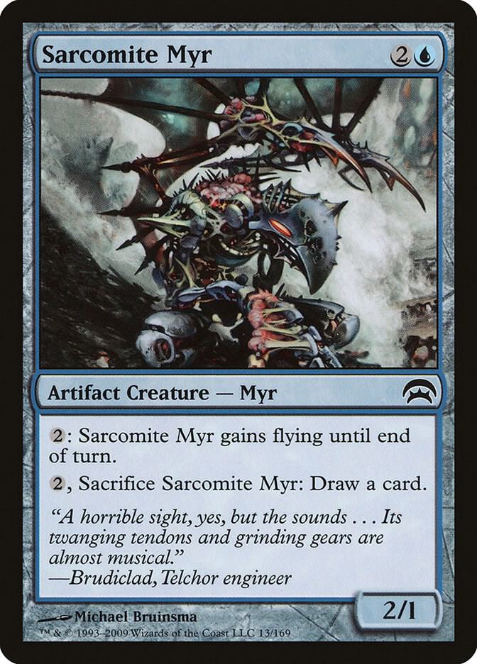 Sarcomite Myr 13 card from Planechase