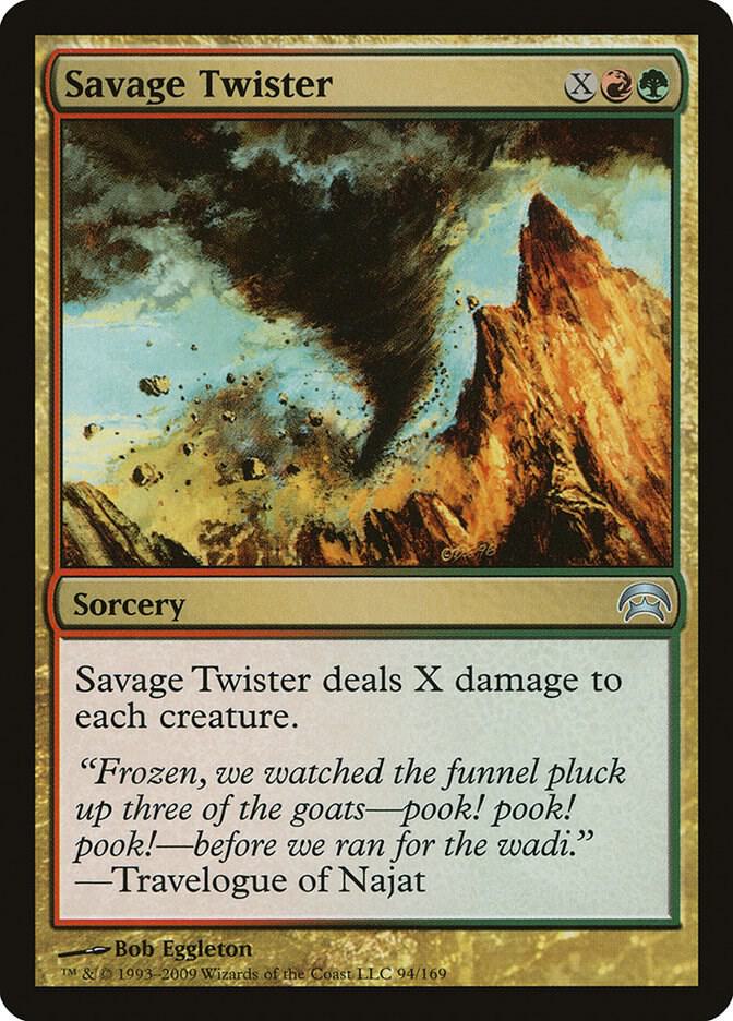 Savage Twister 94 card from Planechase