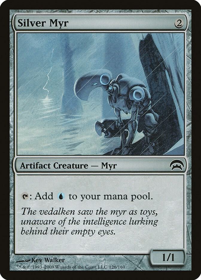 Silver Myr 126 card from Planechase
