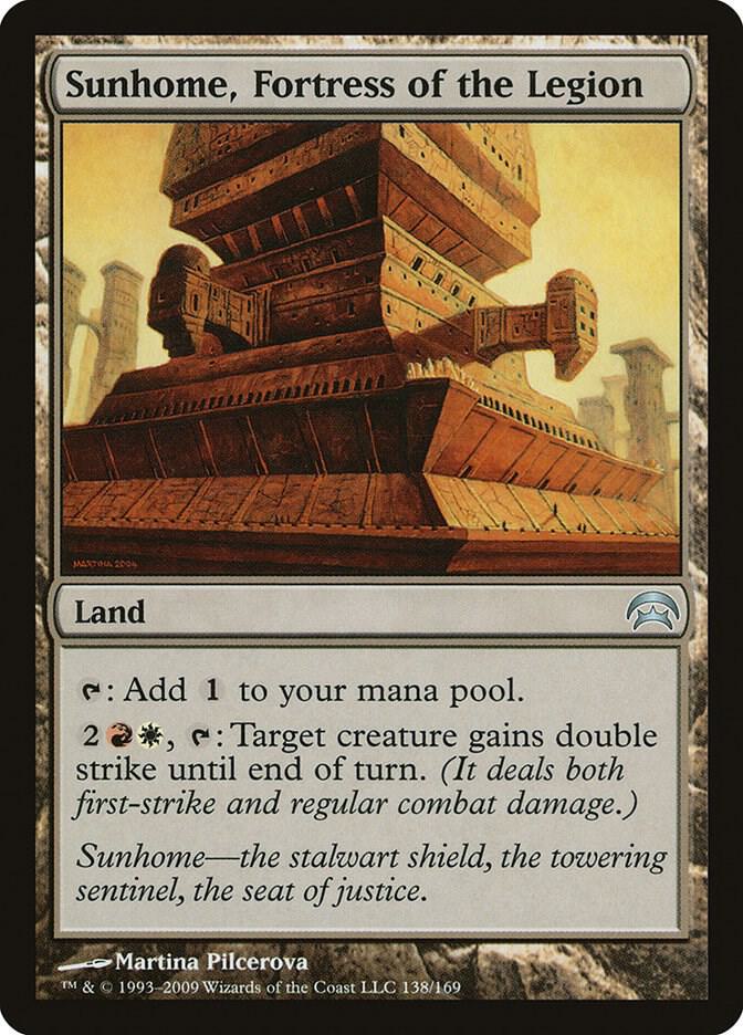 Sunhome, Fortress of the Legion 138 card from Planechase