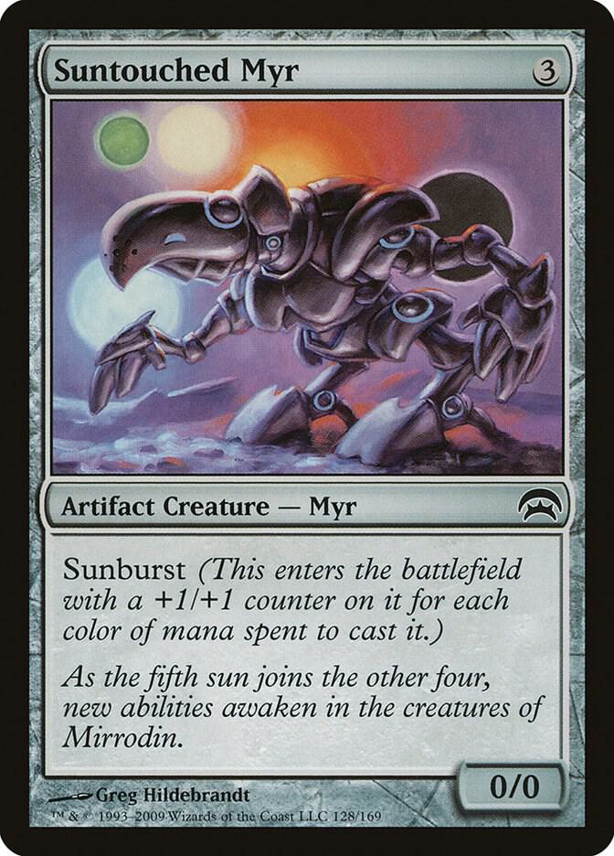 Suntouched Myr 128 card from Planechase