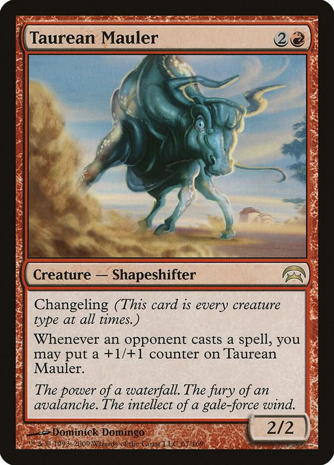 Taurean Mauler 67 card from Planechase