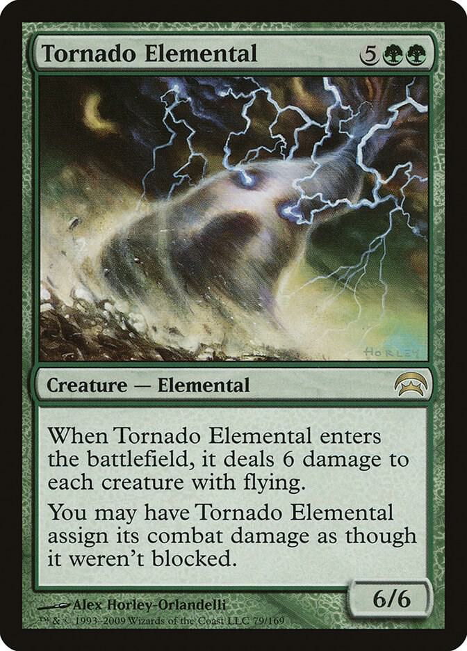 Tornado Elemental 79 card from Planechase