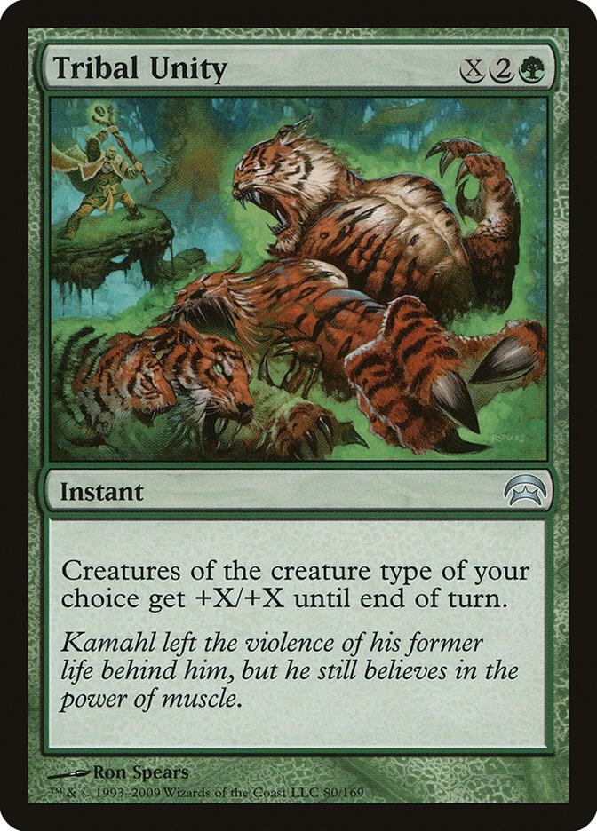 Tribal Unity 80 card from Planechase
