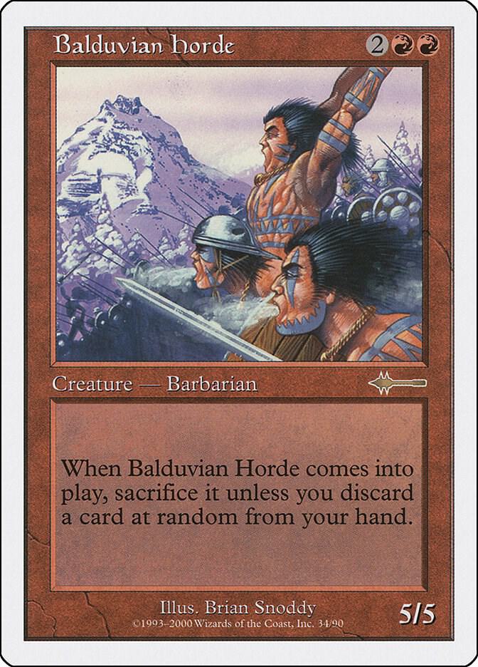 Balduvian Horde 34 card from Beatdown Box Set
