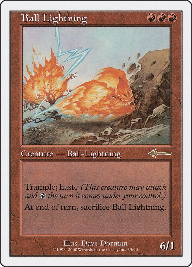 Ball Lightning 35 card from Beatdown Box Set