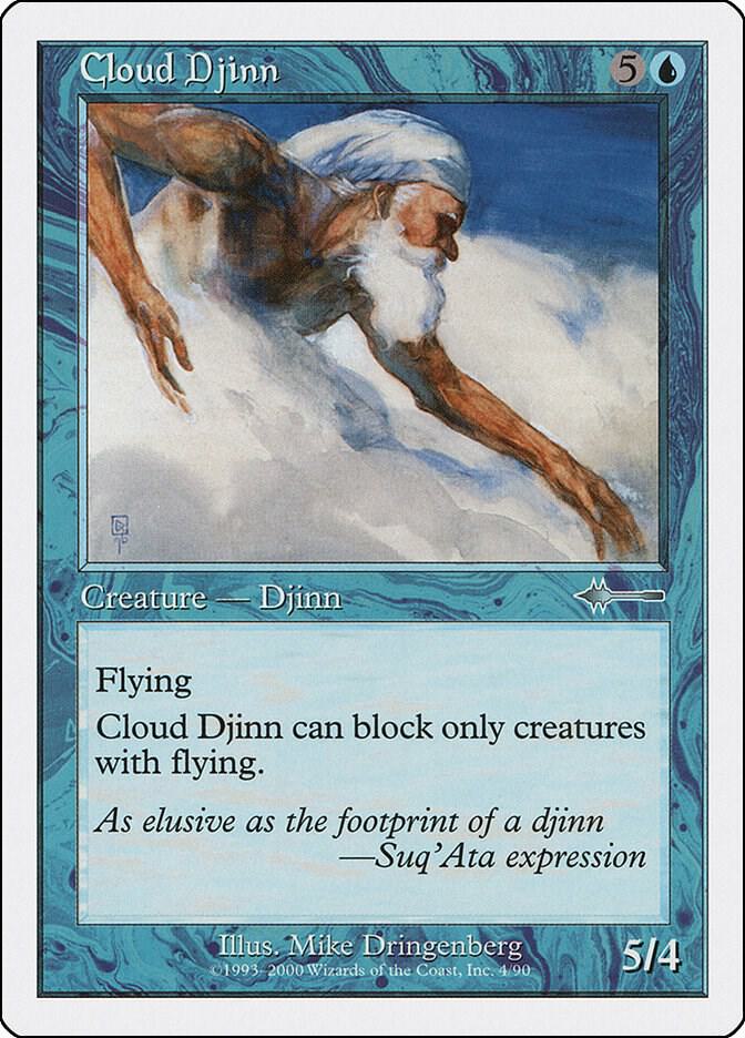 Cloud Djinn 4 card from Beatdown Box Set