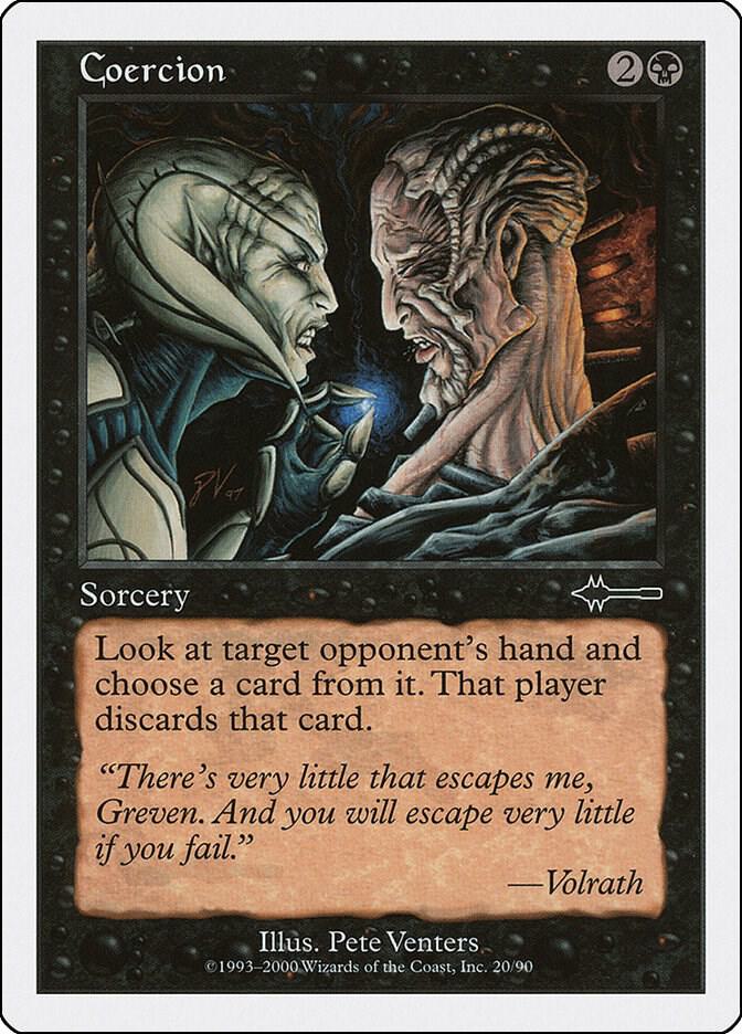 Coercion 20 card from Beatdown Box Set