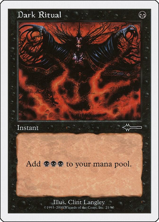 Dark Ritual 21 card from Beatdown Box Set