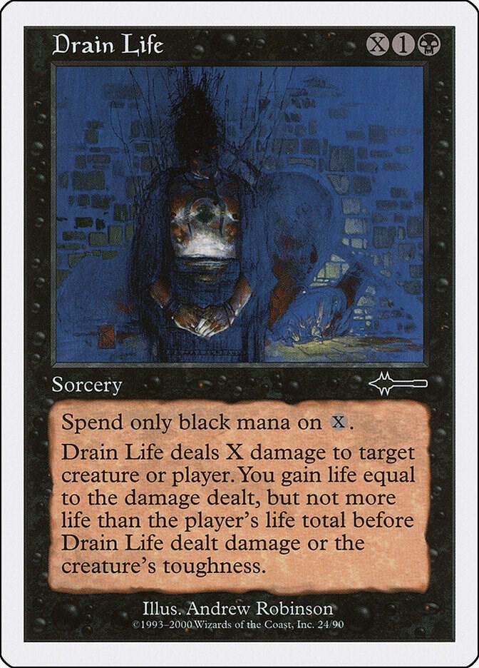 Drain Life 24 card from Beatdown Box Set