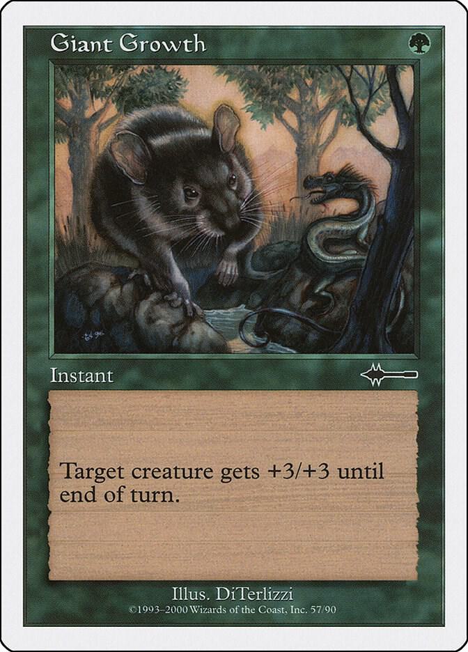 Giant Growth 57 card from Beatdown Box Set