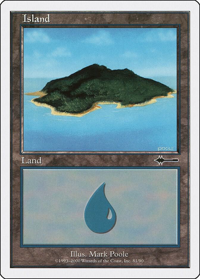 Island 81 card from Beatdown Box Set