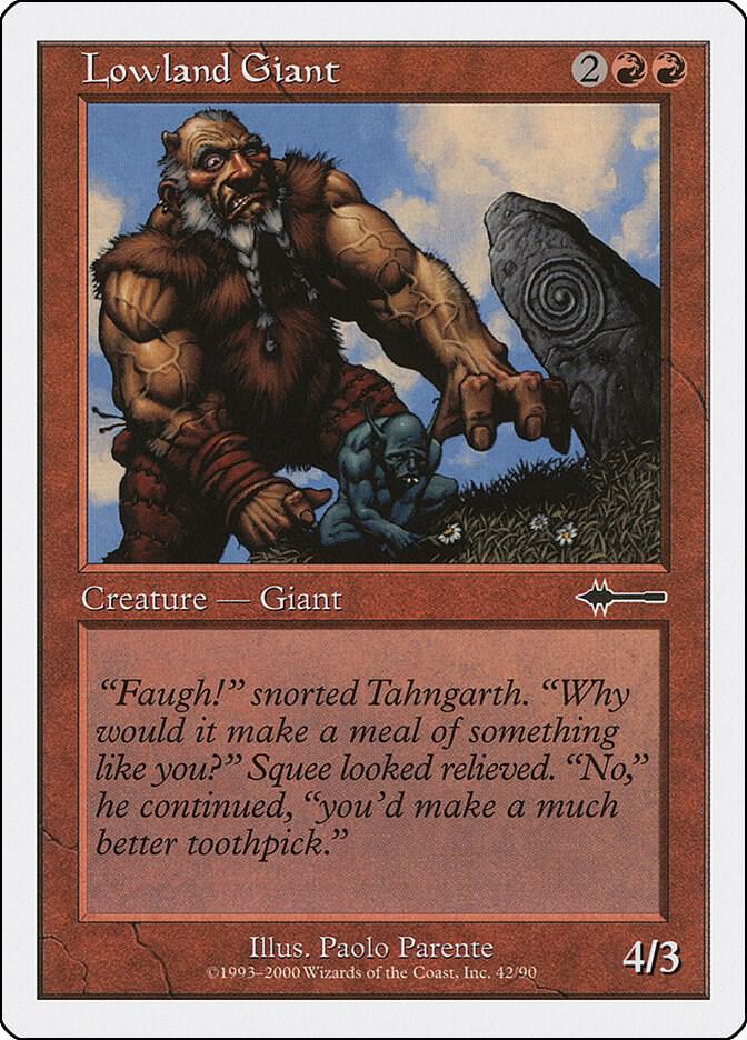 Lowland Giant 42 card from Beatdown Box Set