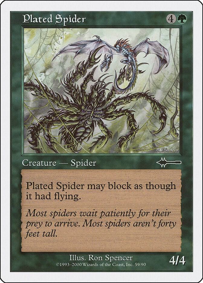 Plated Spider 59 card from Beatdown Box Set