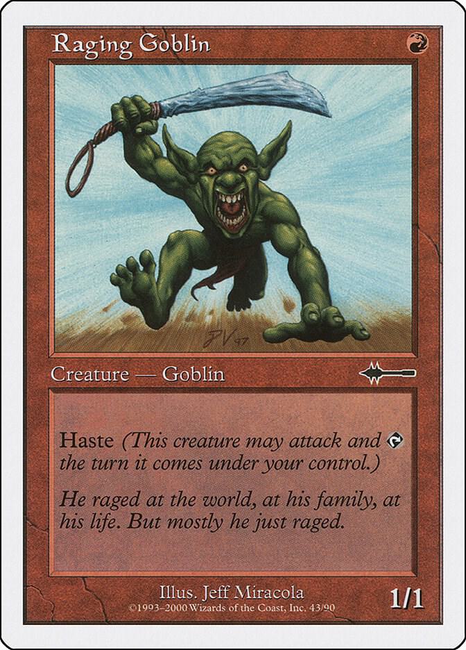 Raging Goblin 43 card from Beatdown Box Set