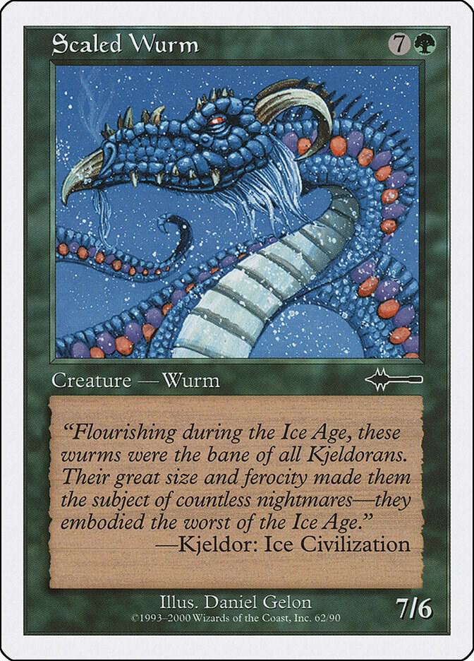 Scaled Wurm 62 card from Beatdown Box Set