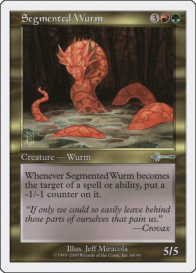 Segmented Wurm 68 card from Beatdown Box Set