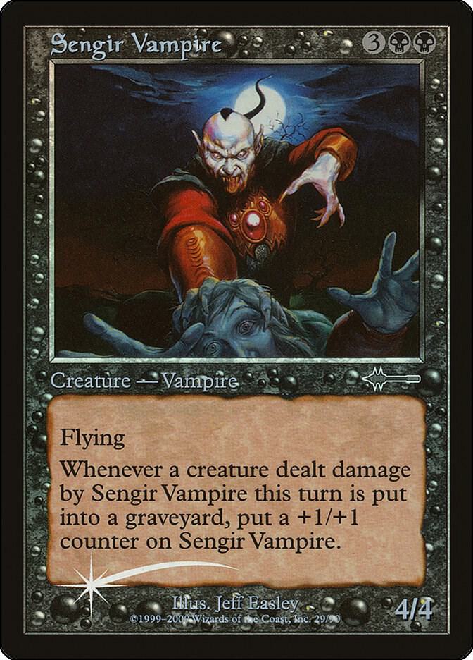 Sengir Vampire 29 card from Beatdown Box Set