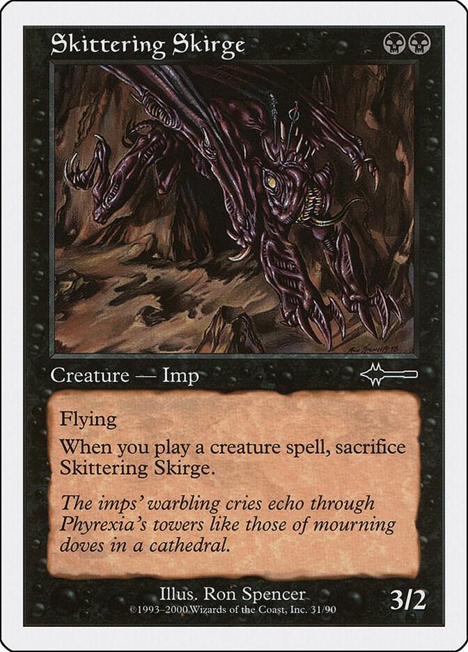 Skittering Skirge 31 card from Beatdown Box Set