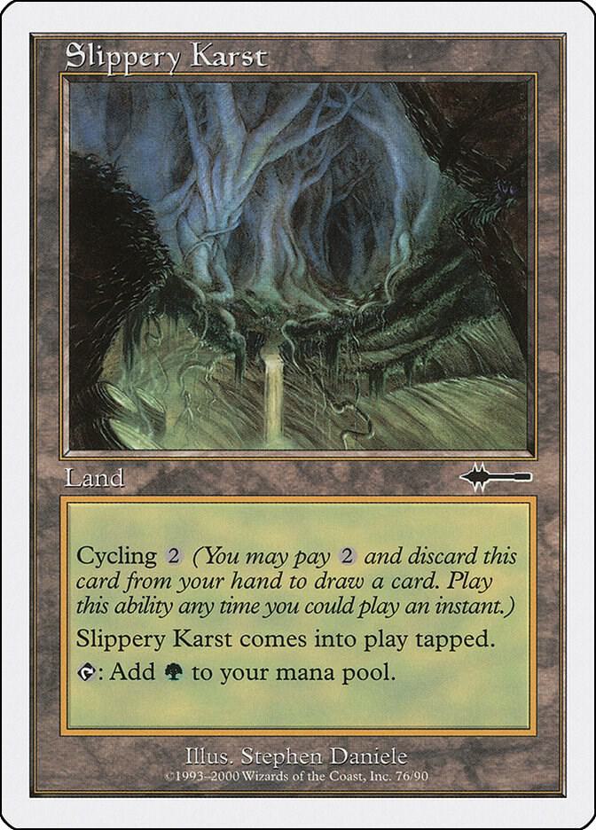 Slippery Karst 76 card from Beatdown Box Set