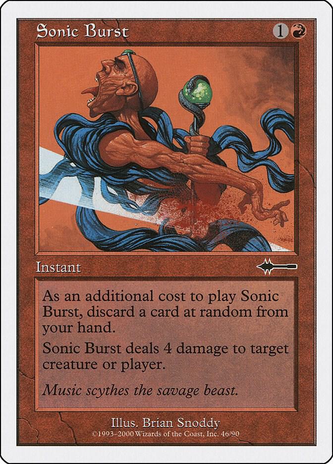 Sonic Burst 46 card from Beatdown Box Set