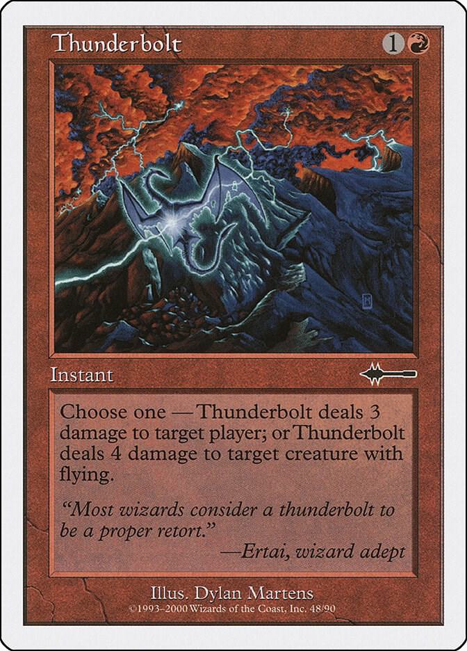 Thunderbolt 48 card from Beatdown Box Set