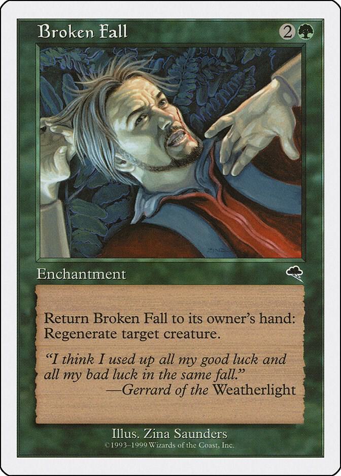 Broken Fall card from Battle Royale Box Set