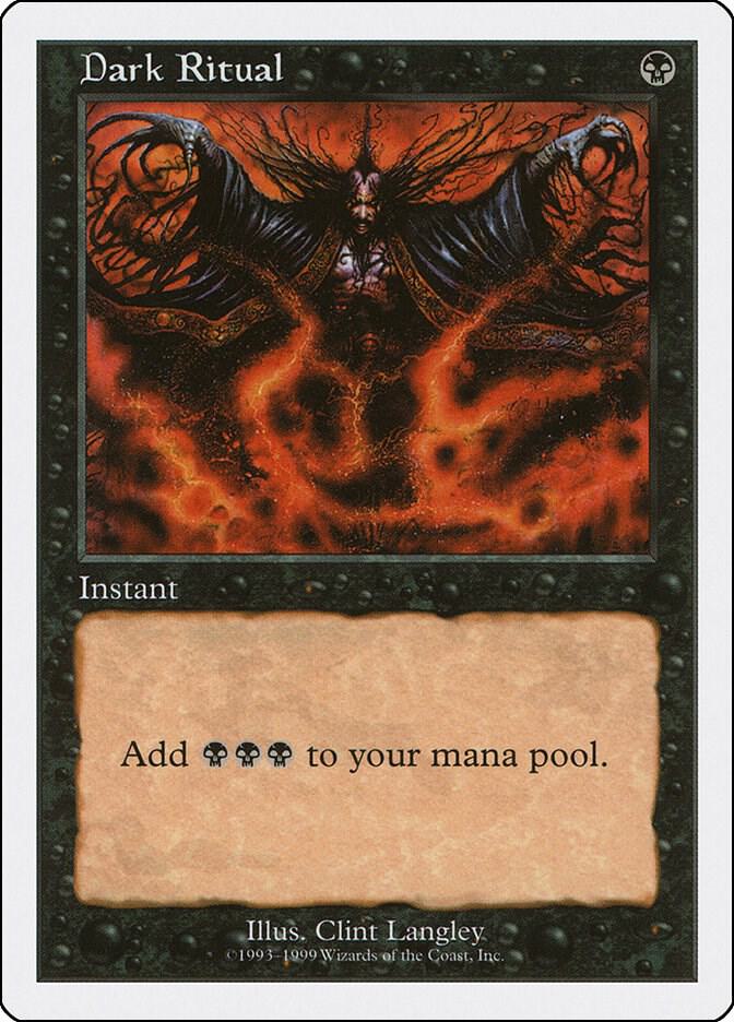 Dark Ritual card from Battle Royale Box Set