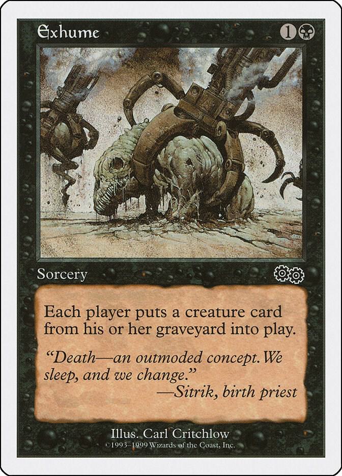 Exhume card from Battle Royale Box Set