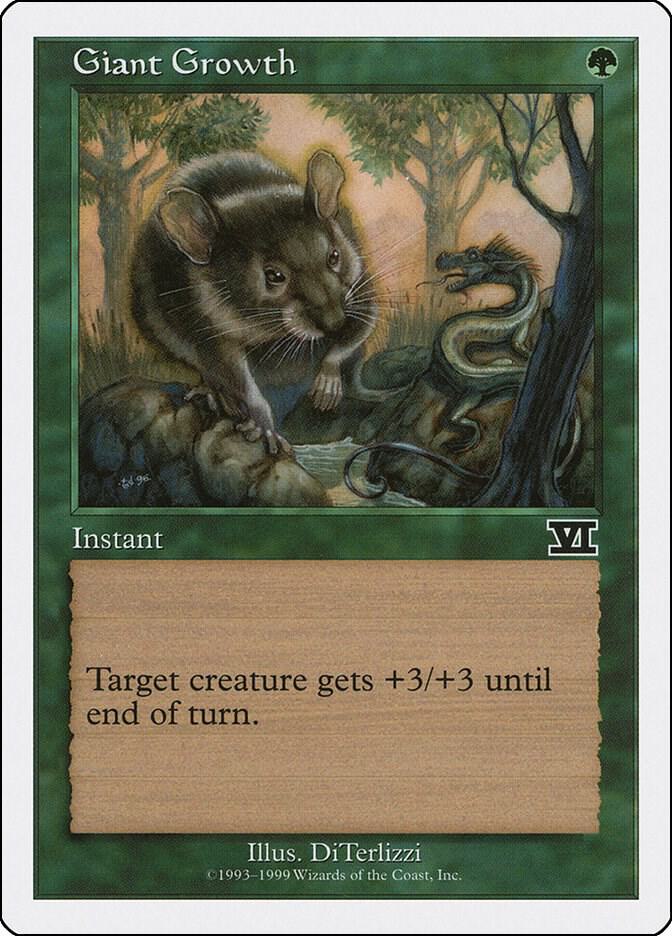 Giant Growth card from Battle Royale Box Set
