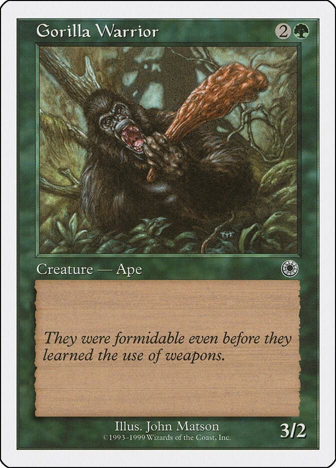 Gorilla Warrior card from Battle Royale Box Set
