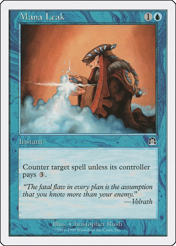 Mana Leak card from Battle Royale Box Set