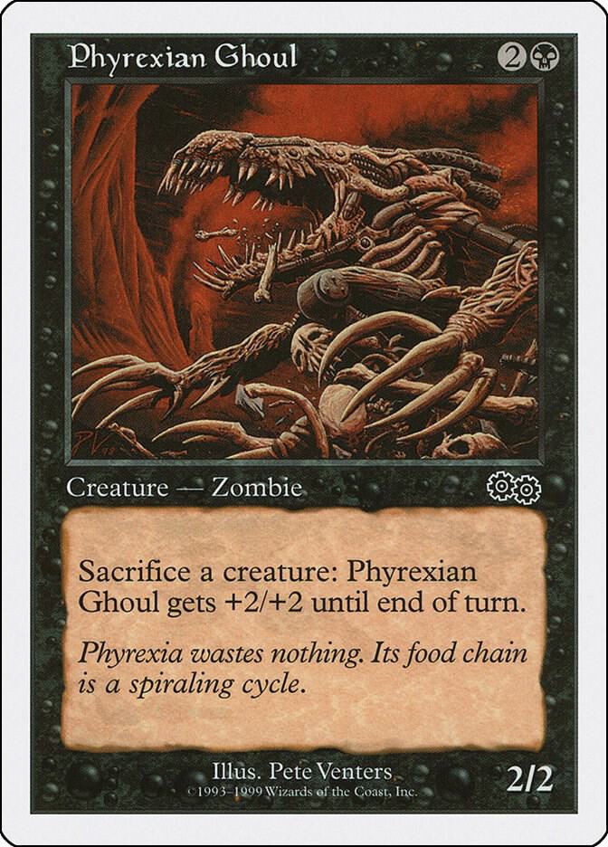 Phyrexian Ghoul card from Battle Royale Box Set