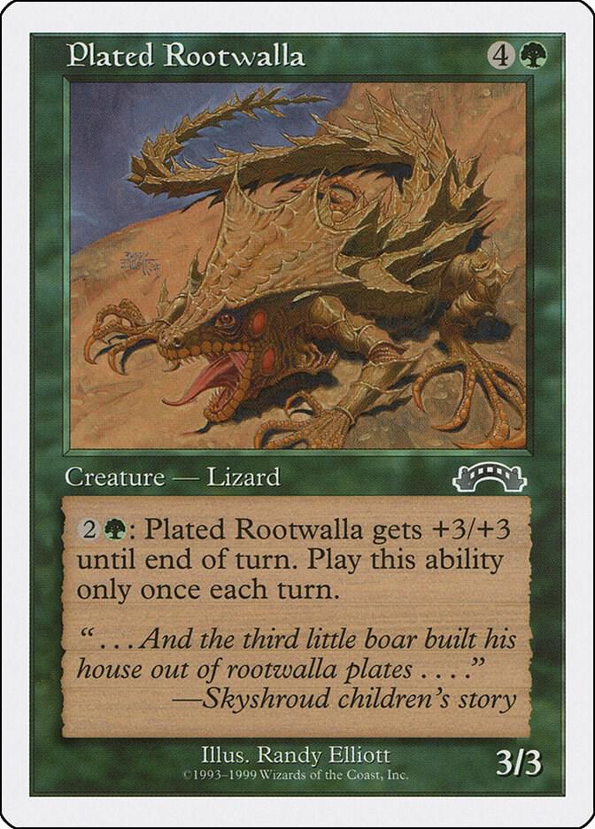 Plated Rootwalla card from Battle Royale Box Set